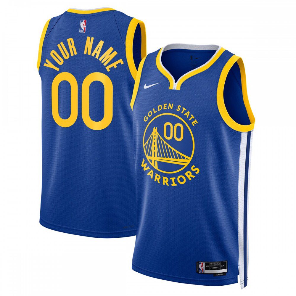 Golden State Warriors Unisex 2022/23 Swingman Custom Jersey Blue - Icon Edition-Pro Kit Vault | Brand New 26/27 Sports Jerseys